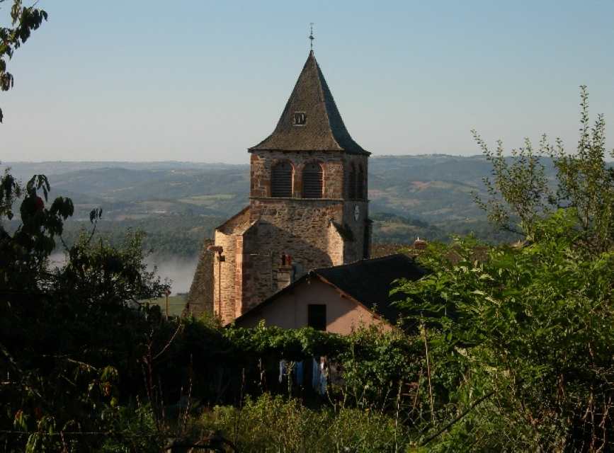 2 Noalhac Brume de matin vue depuis le gite